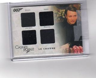 James Bond in Motion QC01 Costume card 109/275