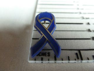 Colon Cancer Blue Tribute Ribbon Pin
