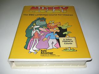 BBC Muzzy French Language Course For Children VHS Set Complete Early