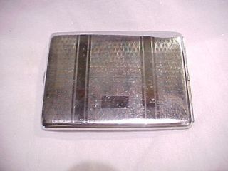 Vintage Stainless Steel Cigarette Case Made in Japan