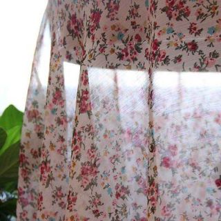 Shabby rose chic vintage french country sheer DIY fabric 58X58