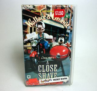 Childrens VHS Video Wallace & Gromit Close Shave BBC 1995 (30 Mins)