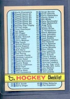 1972 73 Topps #94 CHECKLIST 1 176 Marked EX MT or Better (120308)