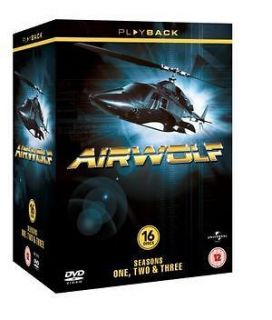 Airwolf Seasons 1 3 Complete DVD Action Adventure TV Series Region 2