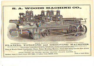 Farming Farm Vintage Ad/Woods Moulding Machine Equipment New York