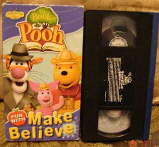 Pooh The Book of Pooh VGC CONDITION Vhs Video~FUN WITH MAKE BELIEVE