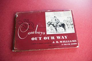SIGNED J.R. Williams Cowboys Out Our Way Comic Strip Book 1951 Helen