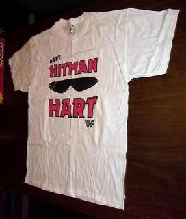 Vintage WWF Wrestling Shirt Bret Hart 1992 Live Event Catalog WWE