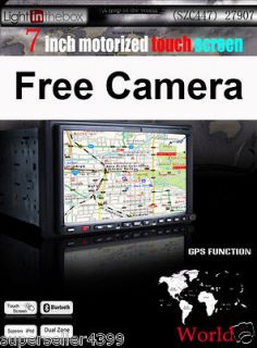 In Dash Car Audio radio DVD Player GPS Navigation+CAM