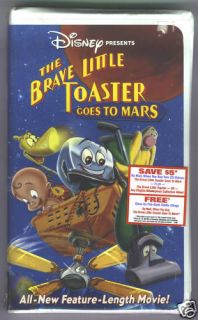 Brave Little Toaster Goes To Mars VHS SEALED Disney