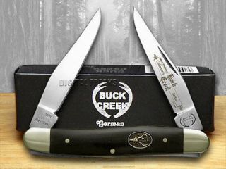BUCK CREEK Buffalo Horn Collectors Series 1/500 Muskrat Pocket Knife