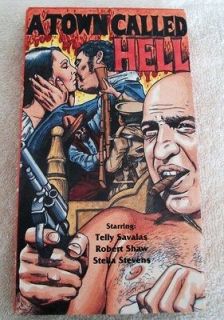 Town Called Hell VHS Stella Stevens Telly Savalas Rated R