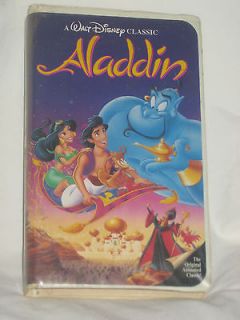 Walt Disney Original Animated Classic Aladdin VHS 1993 Rated G