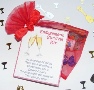 engagement novelty survival kit present gift card from united kingdom