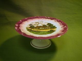 PINK LUSTRE SALVER BY GRAYS POTTERY, STOKE ON TRENT