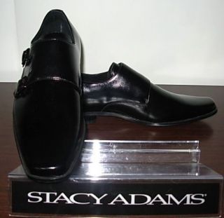 BRAND NEW! Stacy Adams Mens Broderick Black Dress Shoe Shoes