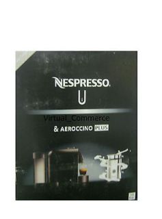 Brookstone C50 U Pure Nespresso Coffee Aeroccino Plus Machine Capsules