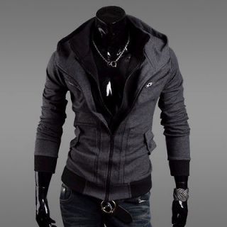 Fashion Mens New Slim Fit Sexy Top Designed Hoodies Jackets Sports