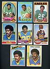 Harold Jackson lot of 8 Topps cards ROOKIE 1970 1971 1972 1974 1975