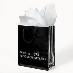 Bridesmaid or Groomsman THANK YOU Gift Bags Wedding Day Bridal Party