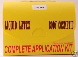 Silver Liquid Latex Application Kit from Maximum Impact