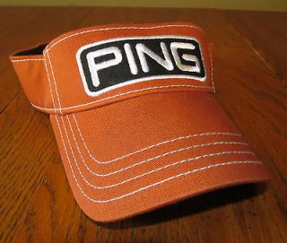 PING GOLF Visor Cap Hat Adjustable AWESOME! Great Color!