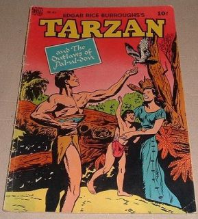Tarzan #6 Dell Nov Dec 1948 Comic Book Jesse Marsh Art   Original