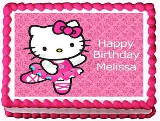 HELLO KITTY Edible image frosting cake topper decoration
