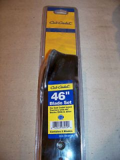 NEW IN THE PACK 759 04106 A SET OF 46 CUB CADET ORIGINAL OEM BLADES