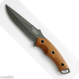 New Camillus Carbonitride Titanium™ 10 Fixed Blade Knife, Bamboo