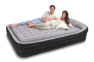 INTEX Comfort Frame Queen Airbed 2 in 1 Air Bed Mattress Kit  66973E