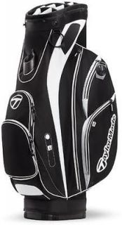 NEW 2012 TaylorMade San Clemente Cart Golf Bag Black/White Cart Bag $