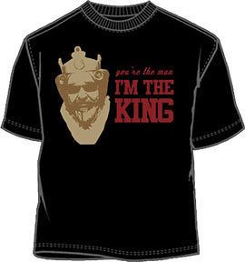 Shirt Tee BURGER KING NEW Im the King (Men/Adult) Black Licensed