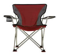 Easy Rider Folding Camp Chair   Red/Cool Gray Model