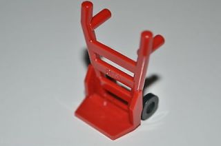 Accessory Red Hand Cart Luggage Vehicle Car Truck Airport Bus Lot Set