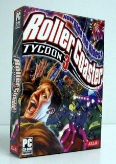Roller Coaster Tycoon 3 One Wild Ride PC Game SIM NEW