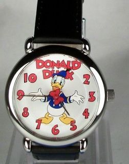 Mens Spinning Bow Tie Donald Duck Watch HTF Free Gift and Watch