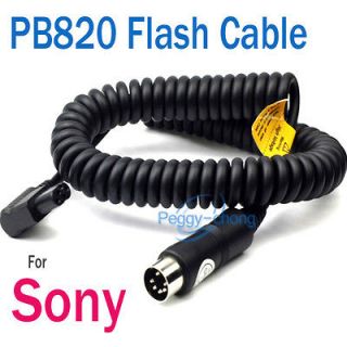 PB820 External Flash battery pack cable Cord for Sony HVL F58AM