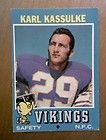 1971 Topps football #46 Karl kassulke Minnesota Vikings