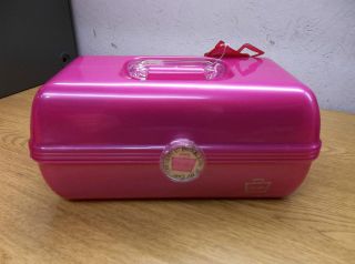 STYLE CLASSIC ON THE GO GIRL CABOODLES PINK CASE MAKEUP ORGANIZER