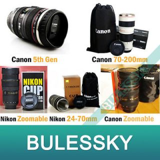 Canon Nikon 24 105 mm 70 200 24 70 Lens Coffee Mug Cup Zoomable
