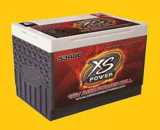 XS Power Deep Cycle 12 Volt 12V AGM Power Cell Battery S3400 Brand New