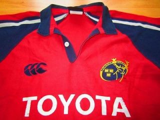 MUNSTER RUGBY Canterbury VINTAGE Home TOYOTA 2004/2005 IRELAND Shirt