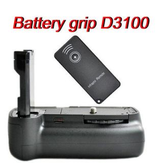 Vertical Battery Grip for Nikon D3100 SLR camera + IR Remote