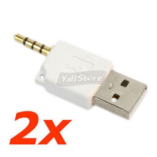 5mm 1/8 to USB Charger Adapter For iPod Shuffle
