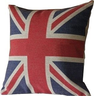 Cotton Linen Pillow Cases Cushion Covers Union Jack United Kingdom 18