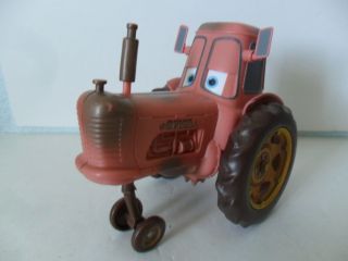 Disney Cars 5 Inch Holstein Heifer Chewall Tip And Toot Tractor