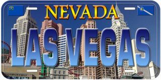 Las Vegas Nevada Tag Car Novelty License Plate 6B