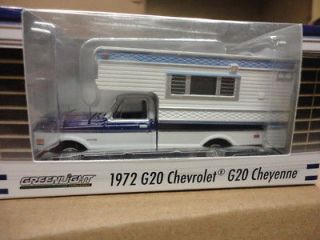 1972 Chevrolet G20 Cheyenne LARGE Camper Pickup Truck 164 Diecast