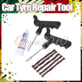 Motorcycle/Car Tubeless Tyre Puncture Repair Kit Tool Tire Plug 5